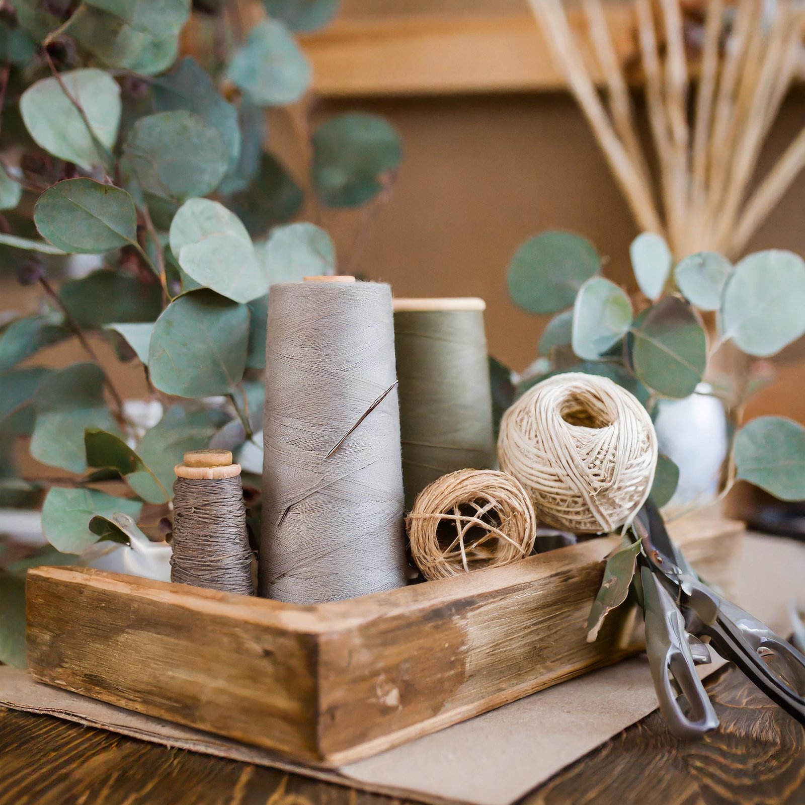 Firefly des outils de confection. Dans un décor eucalyptus et moderne chaleureux 97828